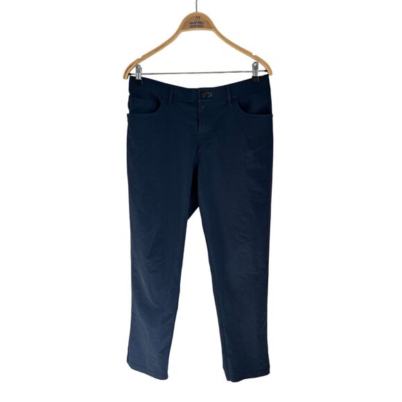 Public Rec Dealmaker Chino Navy Blue Slim Fit Performance Pants Joggers 33/28 - Picture 3 of 8